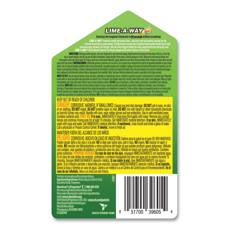 RAC87000 - LIME-A-WAY Lime, Calcium and Rust Remover, 28 oz Bottle (RAC87000) - Image 5