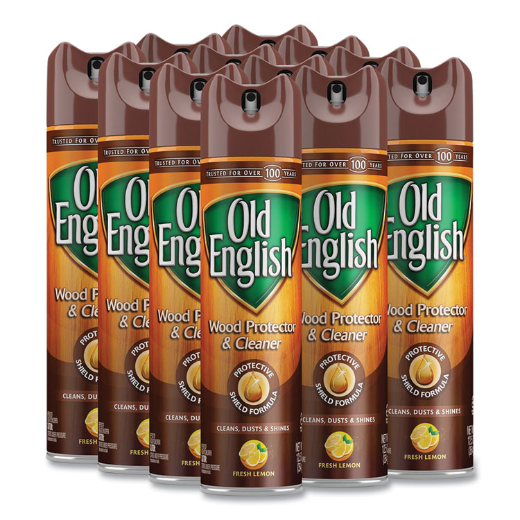 OLD ENGLISH Furniture Polish, Fresh Lemon Scent, 12.5 oz Aerosol Spray (RAC74035EA)