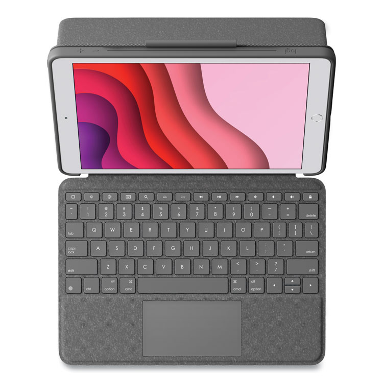 Logitech Combo Touch iPad Keyboard Case for iPad 7th, 8th, and 9th Generation (LOG920009608)
