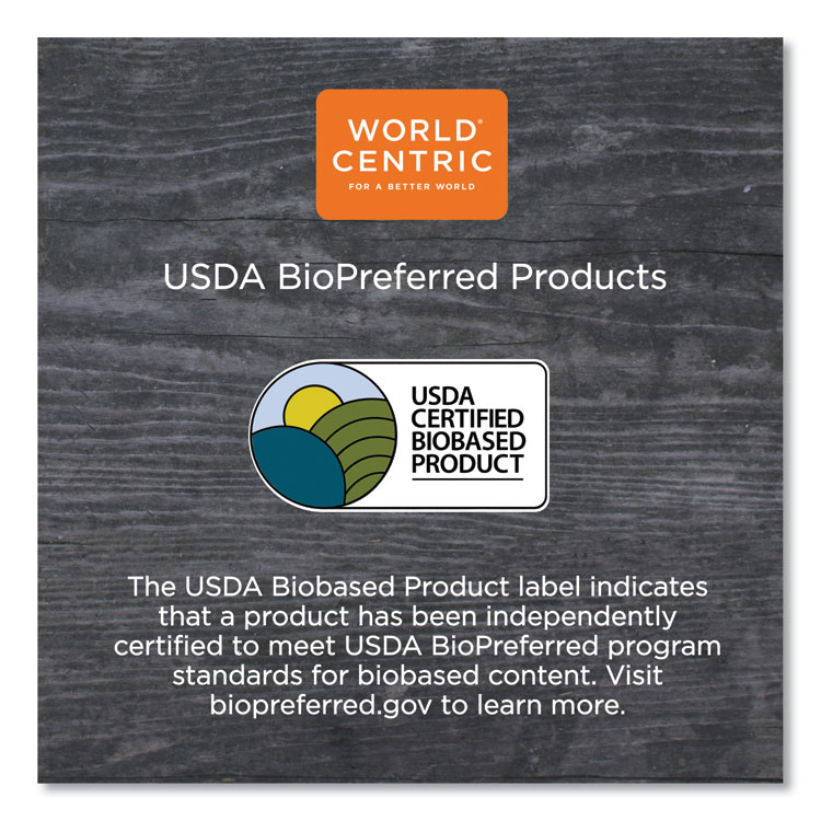 World Centric Fiber Bowls, 8 oz, 4.5" dia x 1.8"h, Natural, Paper, 1,000/Carton (WORBBSC8NLFP)