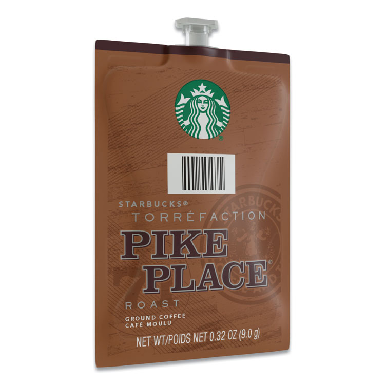 Starbucks Starbucks Pike Place Roast Coffee Freshpack, Pike Place, 0.32 oz Pouch, 76/Carton (LAV48103)