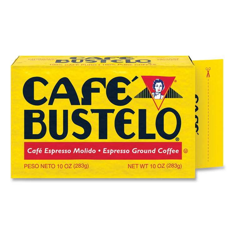 Café Bustelo Coffee, Espresso, 10 oz Brick Pack, 24/Carton (FOL01720CT)