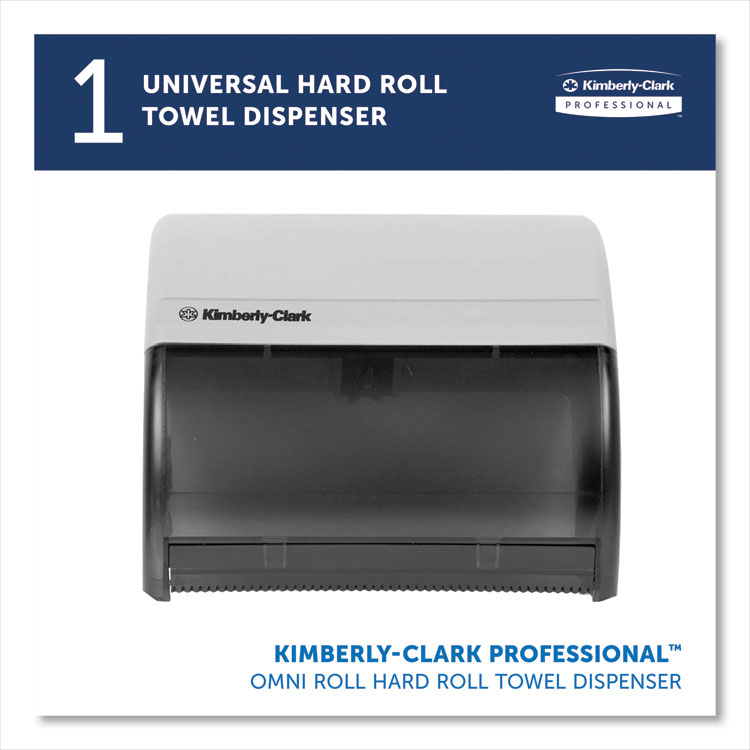 Kimberly-Clark Professional* Omni Roll Towel Dispenser, 10.5 x 10 x 10, Smoke/Gray (KCC09746)