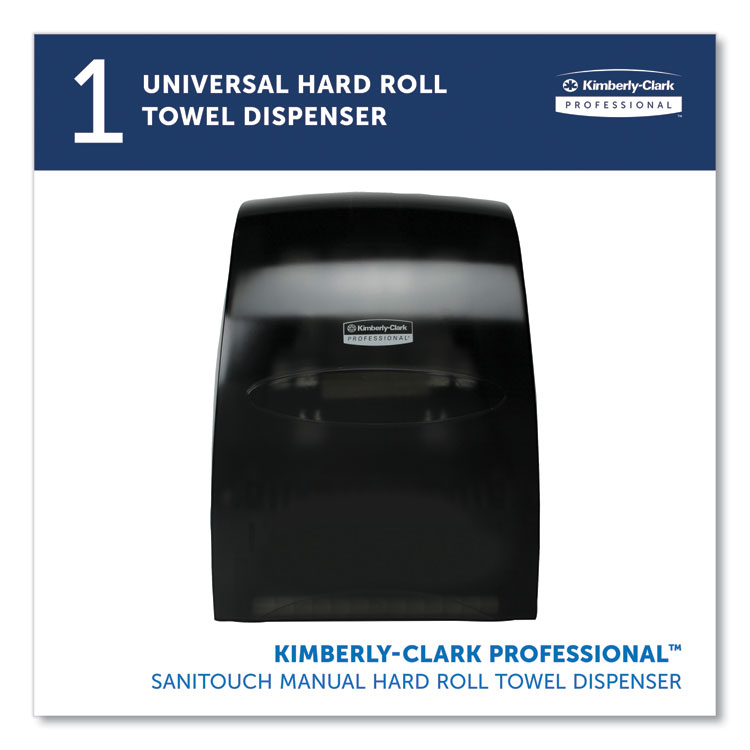 Kimberly-Clark Professional* Sanitouch Hard Roll Towel Disp, 12.63 x 10.2 x 16.13, Smoke (KCC09990)