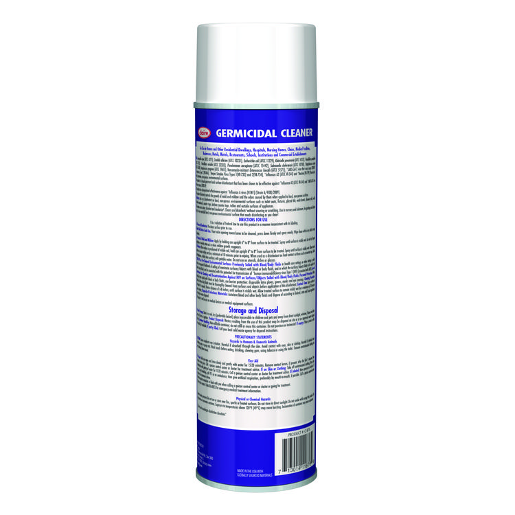 Claire Germicidal Cleaner, Country Fresh Scent, 19 oz Aerosol Spray, 12/Carton (CGC876)