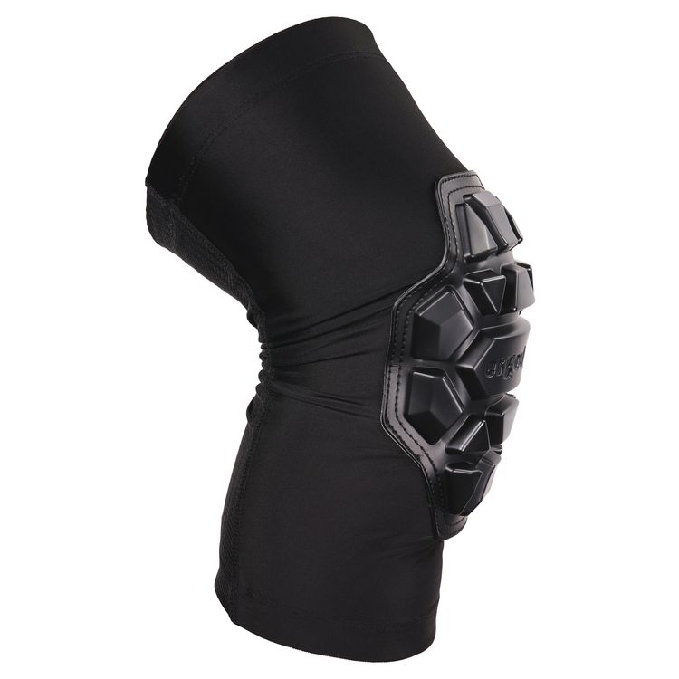 ergodyne ProFlex 550 Padded Knee Sleeves with 3-Layer Foam Cap, Slip-On, Medium/Large, Black, Pair (EGO18551)