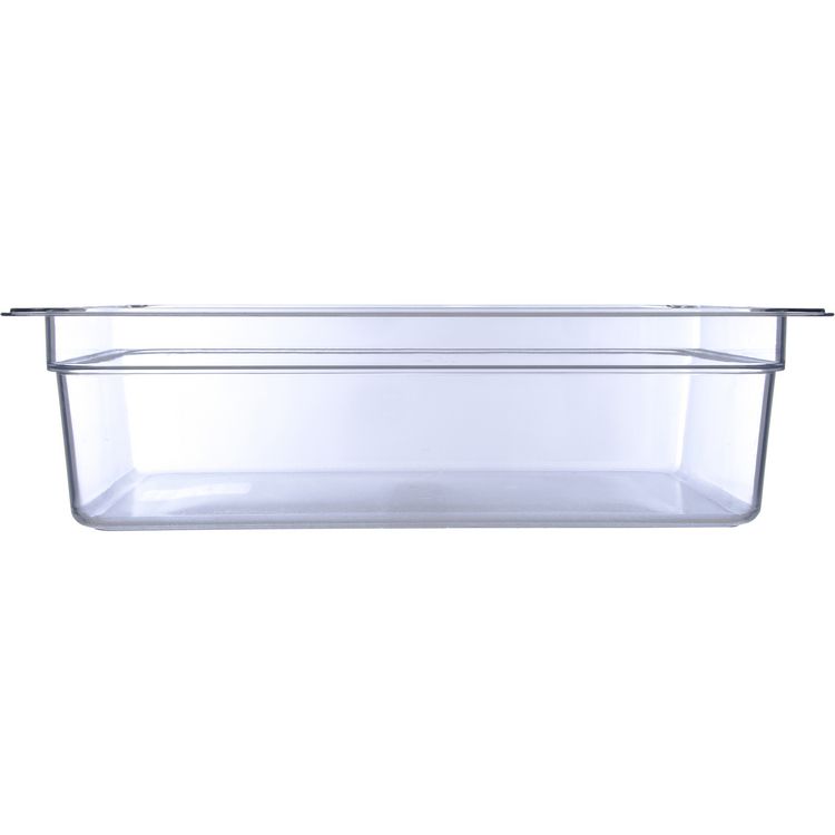 Carlisle StorPlus Polycarbonate Food Pan, 19.4 qt, 12.5 x 20.75 x 6, Clear, Plastic (CFS10202B07)