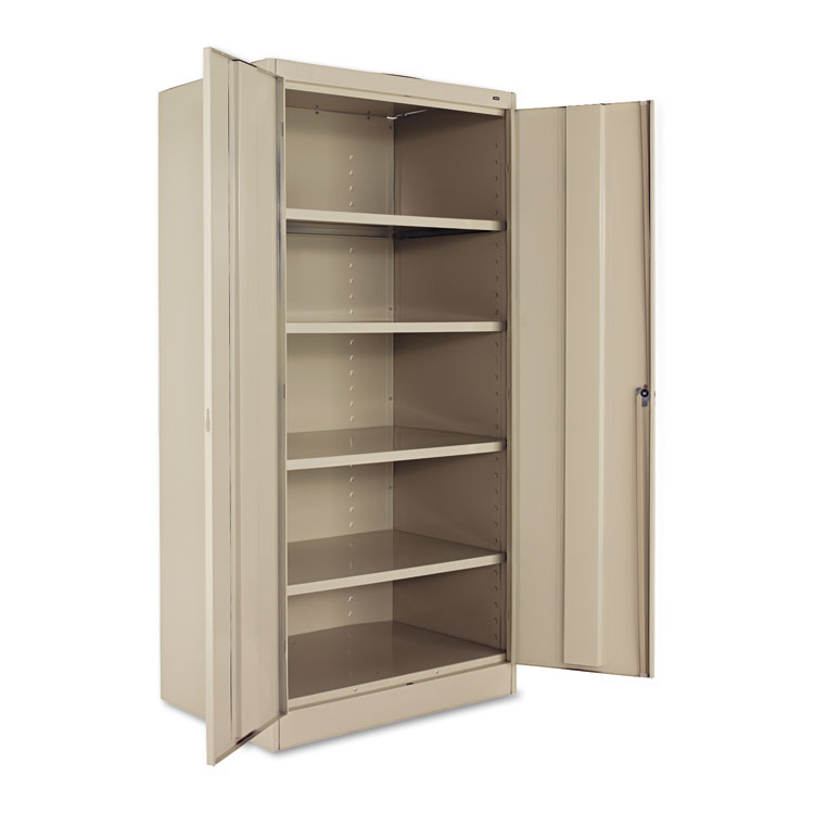 Tennsco 72" High Standard Cabinet (Unassembled), 36w x 24d x 72h, Putty (TNN1480PY)