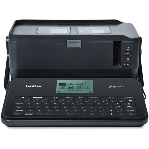 PT-D800W Commercial/Lite Industrial Portable Label Maker, 60 mm/s Print Speed, 12.25 x 7.5 x 6.12 (BRTPTD800W)