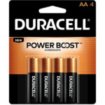 Duracell Power Boost CopperTop Alkaline AA Batteries, 224/Carton (DURMN1500B4ZCT)