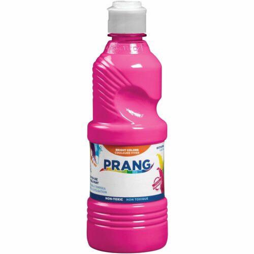 Prang Ready-to-Use Tempera Paint, Magenta, 16 oz Dispenser-Cap Bottle (DIXX21618)