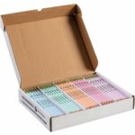 Ticonderoga Pre-Sharpened Pencil, 2.2 mm, HB (#2), Black Lead, Pastel Assorted Barrel Colors, 150/Pack (DIXX13750)