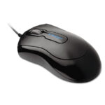 Kensington Pro Fit Optical Mouse with Retractable Cord, USB 2.0, Left/Right Hand Use, Black (KMW72339)