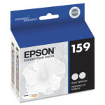 Epson T159020 (159) UltraChrome Hi-Gloss 2 Gloss Optimizer Ink, Clear, 2/Pack (EPST159020)
