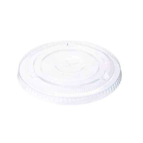 Dixie Cold Drink Cup Lids, Fits 16 oz Plastic Cold Cups, Clear, 100/Sleeve, 10 Sleeves/Carton (DXECL1424PET)
