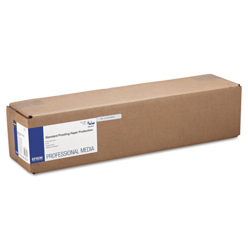 Epson Standard Proofing Paper Production, 9 mil, 24" x 100 ft, Semi-Matte White (EPSS045314)