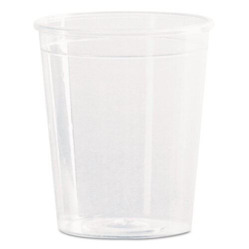 WNA Comet Plastic Portion/Shot Glass, 2 oz, Clear, 50/Pack, 50 Packs/Carton (WNAP20)
