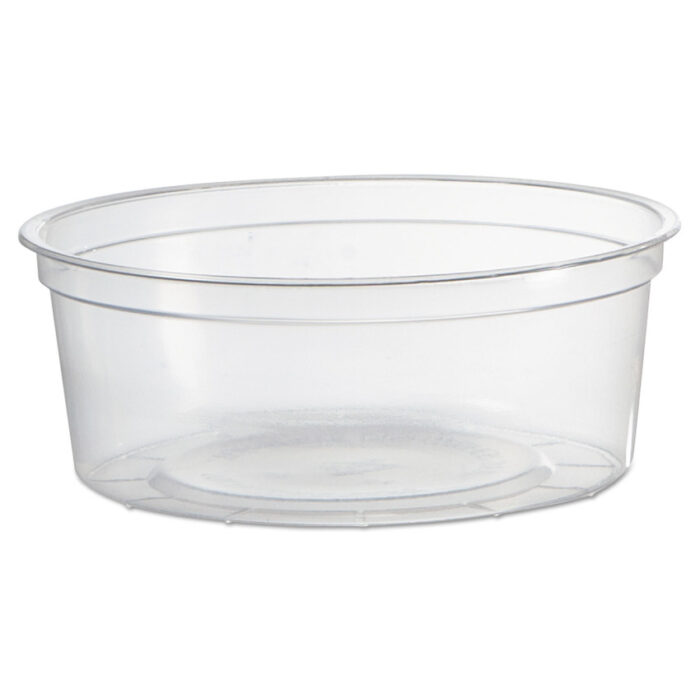 WNA Deli Containers, 8 oz, Clear, Plastic, 50/Pack, 10 Pack/Carton (WNAAPCTR08)