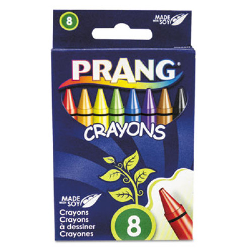 Prang Crayons Made with Soy, 8 Colors/Box (DIX00000)