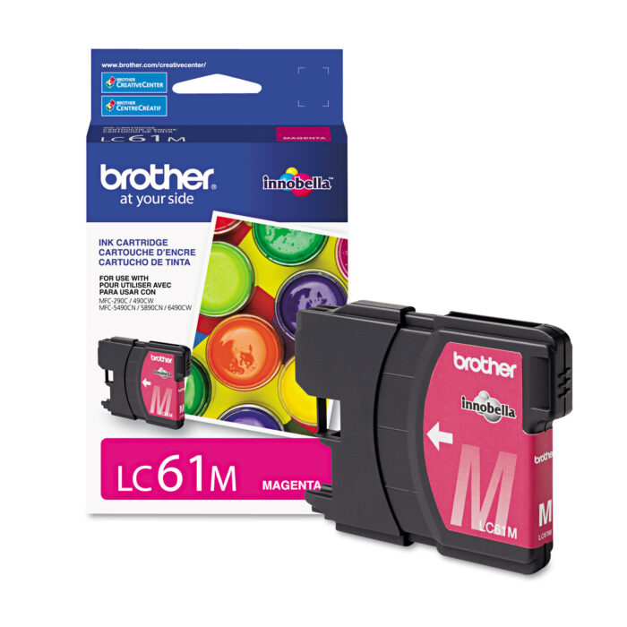 LC61M Innobella Ink, 325 Page-Yield, Magenta (BRTLC61M)
