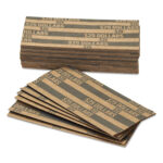 Pap-R Products Flat Coin Wrappers, Dollar Coin, $25, Pop-Open Wrappers, 1000/Box (CTX30100)