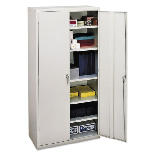 HON Assembled Storage Cabinet, 36w x 18.13d x 71.75h, Light Gray (HONSC1872Q)