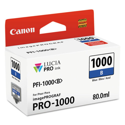 Canon 0555C002 (PFI-1000) Lucia Pro Ink, Blue (CNM0555C002)