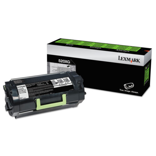 Lexmark 52D0X0G Return Program Extra High-Yield Toner, 45,000 Page-Yield, Black (LEX52D0X0G)