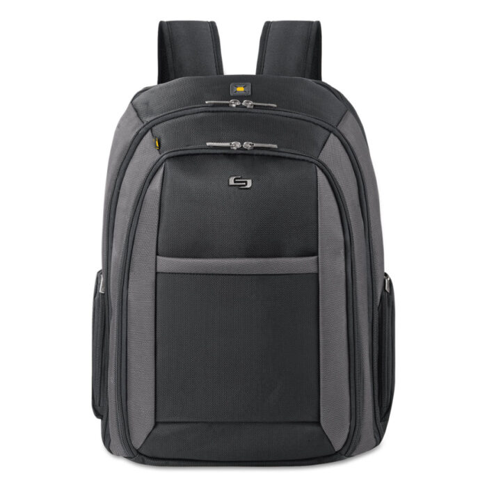 Solo Pro CheckFast Backpack, Fits Devices Up to 16", Ballistic Polyester, 13.75 x 6.5 x 17.75, Black (USLCLA7034)