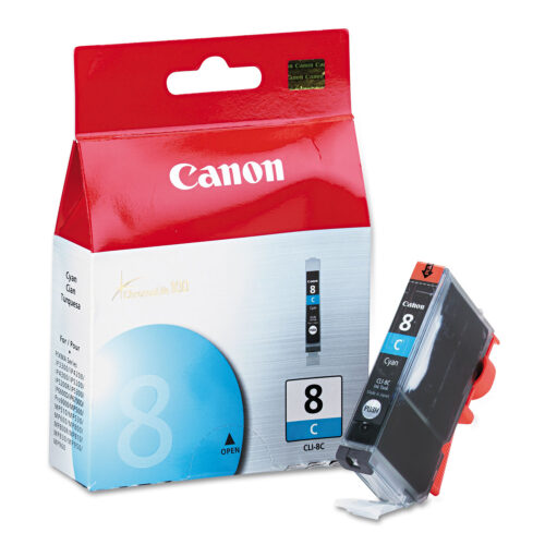 Canon 0621B002 (CLI-8) Ink, Cyan (CNMCLI8C)