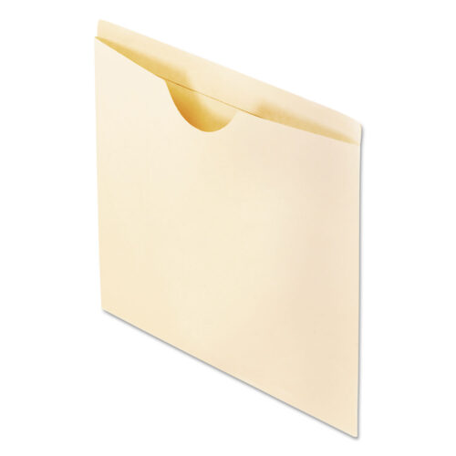 Pendaflex Smart Shield Reinforced File Jackets, Straight Tab, Letter Size, Manila, 100/Box (PFX22022)