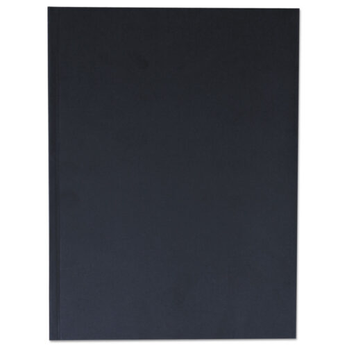 Royal Royale Casebound Business Notebooks, 1-Subject, Medium/College Rule, Black/Gray Cover, (96) 11.75 x 8.25 Sheets (TOP25232)