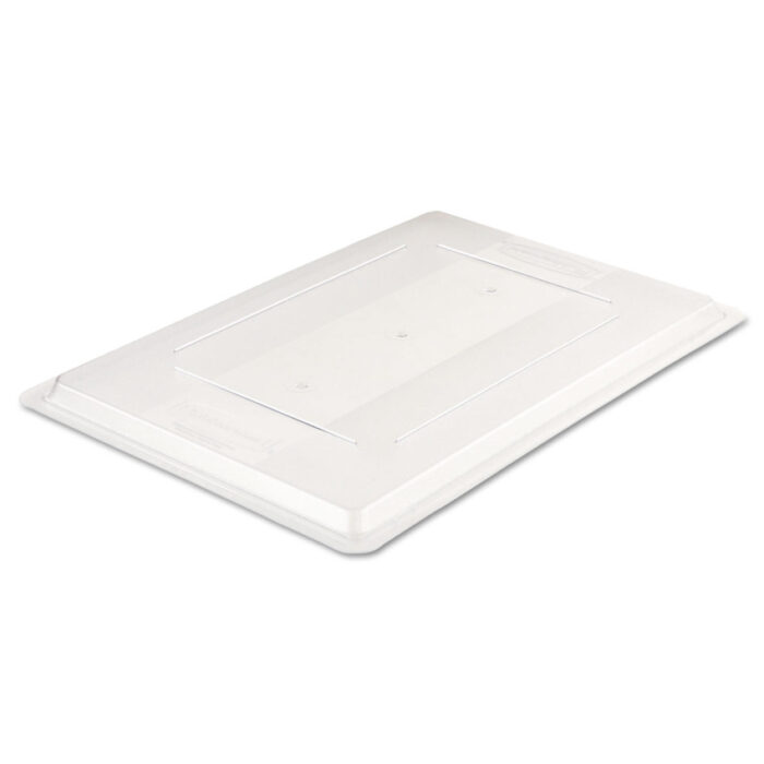 Rubbermaid Commercial Food/Tote Box Lids, 26 x 18, Clear, Plastic (RCP3302CLE)