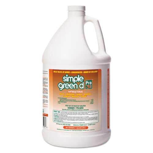 Simple Green d Pro 3 Plus Antibacterial Concentrate, Herbal, 1 gal Bottle, 6/Carton (SMP01001)