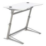 Safco Verve Standing Desk, 47.25" x 31.75" x 36" to 42", White (SAF1959WH)