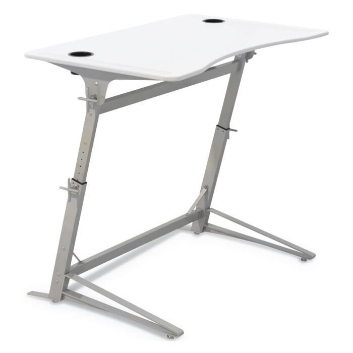 Safco Verve Standing Desk, 47.25" x 31.75" x 36" to 42", White (SAF1959WH)