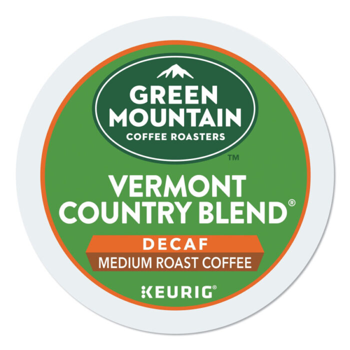 Vermont Country Blend Decaf Coffee K-Cups, 24/Box (GMT7602)