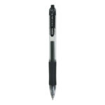Zebra Sarasa Dry Gel X20 Gel Pen, Retractable, Medium 0.7 mm, Black Ink, Clear/Black Barrel, 36/Pack (ZEB46136)