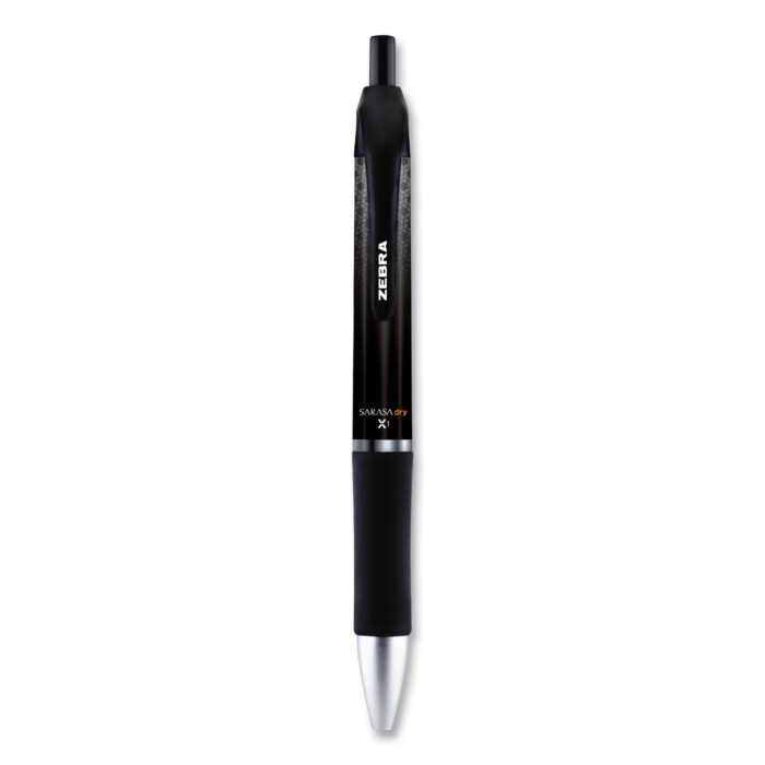 Zebra Sarasa Dry Gel X1 Gel Pen, Retractable, Medium 0.7 mm, Blue Ink, Blue Barrel, 12/Pack (ZEB45620)