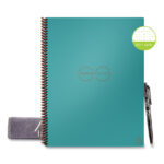Rocketbook Core Smart Notebook, Dotted Rule, Neptune Teal Cover, (16) 11 x 8.5 Sheets (RKBEVRLRCCE)