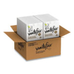 Vanity Fair Entertain Beverage Napkins, 2-Ply, 9.8 x 9.8, White, 40/Pack, 12 Packs/Carton (VTF35134)