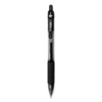 Zebra Z-Grip Ballpoint Pen, Retractable, Medium 0.7 mm, Black Ink, Clear/Black Barrel, 12/Pack (ZEB23910)