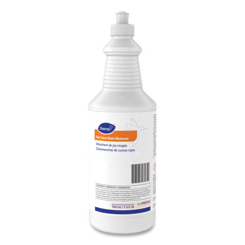 Diversey Red Juice Stain Remover, 32 oz Bottle, 6 Bottles/Carton (DVO95002540)