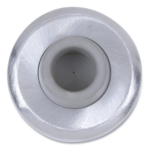 Tell Concave Wall Bumper, 5 x 2 x 6, Satin Chrome (PFQDT100084)