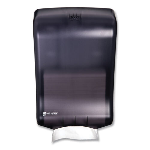 San Jamar Ultrafold Multifold/C-Fold Towel Dispenser, Classic, 11.75 x 6.25 x 18, Black Pearl (SJMT1700TBK)