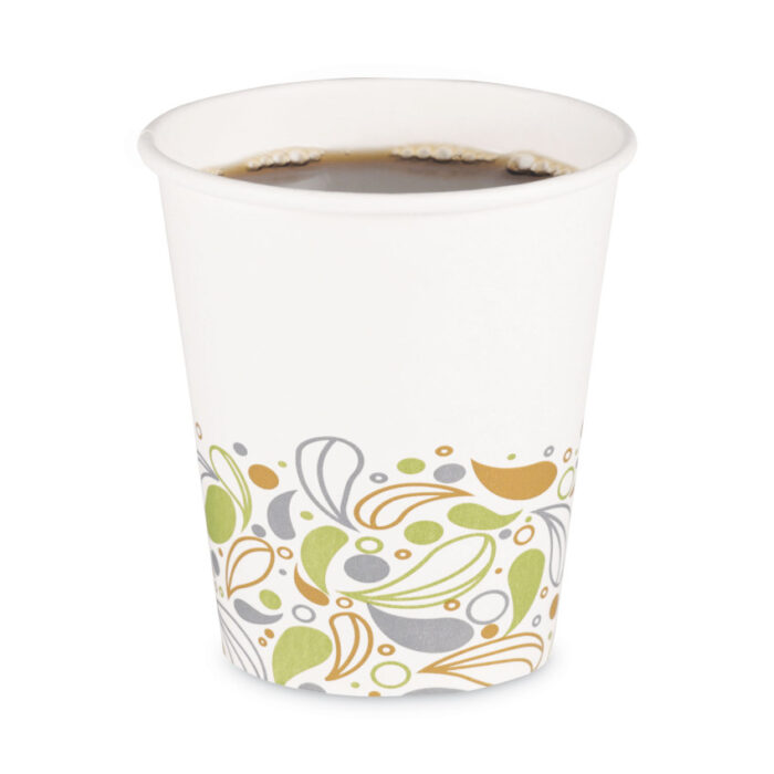 Boardwalk Deerfield Printed Paper Hot Cups, 10 oz, 50 Cups/Sleeve, 20 Sleeves/Carton (BWKDEER10HCUP)