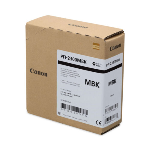 Canon 5276C001AA (PFI-2300) Ink, Matte Black (CNM5276C001AA)