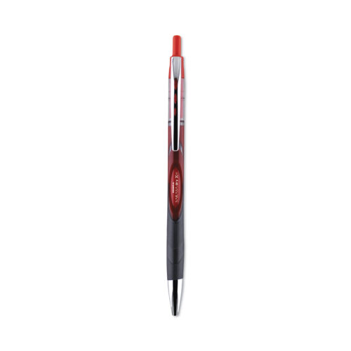 Zebra Sarasa Dry Gel X30 Gel Pen, Retractable, Medium 0.7 mm, Red Ink, Red/Black/Silver Barrel, 12/Pack (ZEB47130)