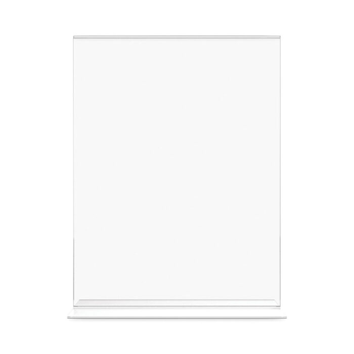 deflecto Classic Image Double-Sided Sign Holder, 8.5 x 11 Insert, Clear (DEF69201)