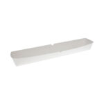Pactiv Evergreen Paperboard Boat Basket is great for hot dogs and snacks at food trucks, fast-food places, or events. It’s grease-resistant, holds 16 oz, and has easy-to-tear sections (perforations) for splitting portions or airflow. Size: 12.5” long x 2” wide x 1.75” tall. Comes in white, sold in bulk, 500 trays per box. Perfect for quick, mess-free meals!